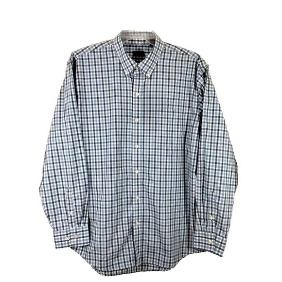 Arrow Mens XL Blue Button Down Shirt - Picture 1 of 8